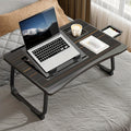 Mesa de Cama Portátil Multifuncional para Laptop – Com Suporte para Copos e Tablet