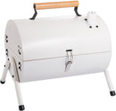 Supernal Grelha portátil a carvão, churrasqueira de mesa, churrasqueira para cozinhar ao ar livre, acampamento, piquenique, quintal, varanda - preta, 2 tanques de carbono, 2 redes de cozimento, 1 assadeira