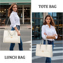 Bolsa Térmica Para Almoço Com Compartimento Para Trabalho