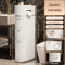 Armário de armazenamento retangular 3 e 4 Camadas